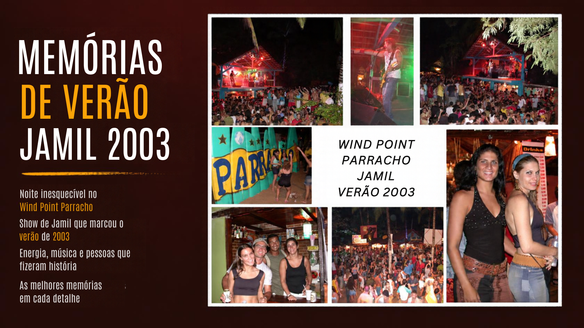  Eventos no Wind Point Parracho - Arraial D'Ajuda - Porto Seguro - BA.